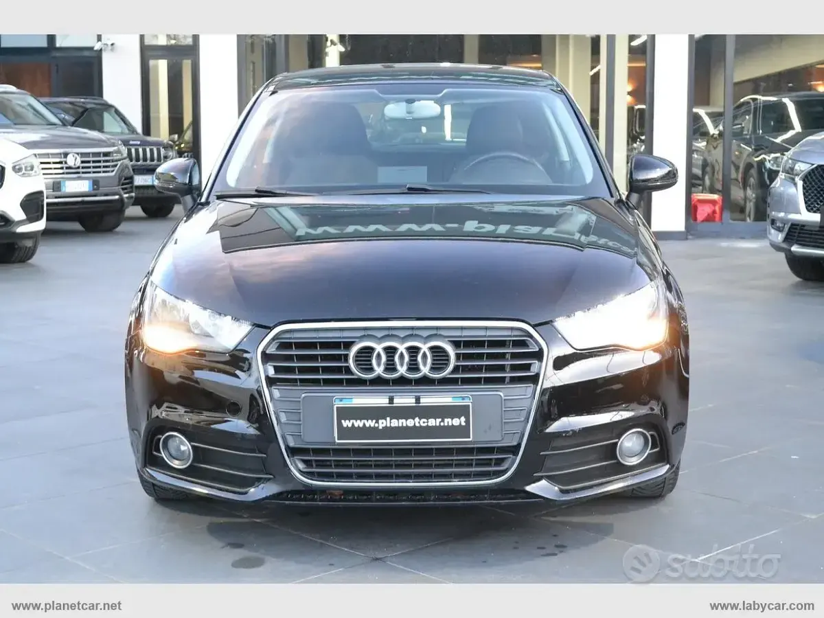Usata Audi A1 Attraction 90 CV (66 kW) 2013 Nero Utilitaria