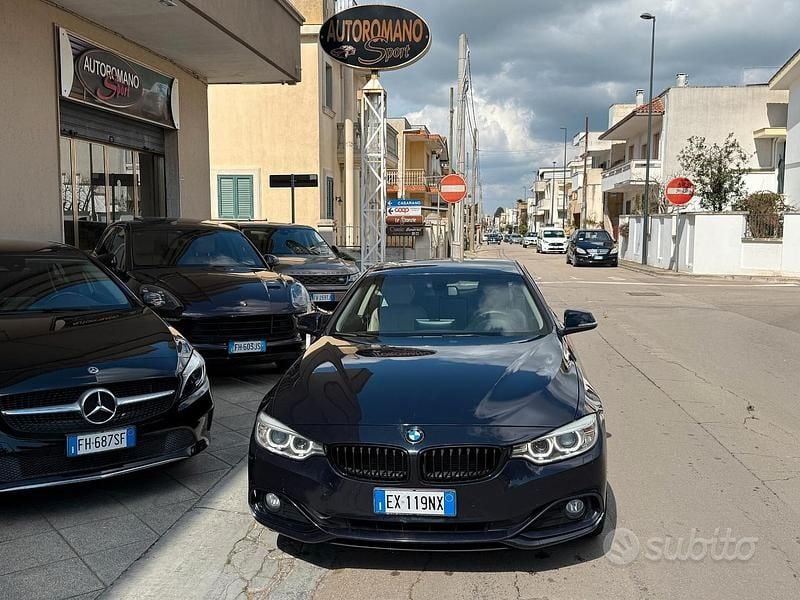 Usata BMW 420 Sport Line 190 CV (139 kW) 2015 Blu Coupé