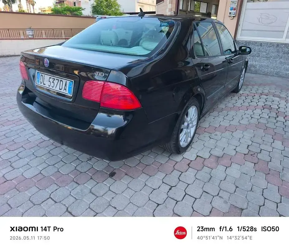 Usata Saab 9-5 Vector 150 CV (110 kW) 2007 Nero Berlina