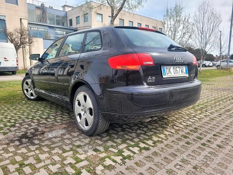 Usata Audi A3 Ambition 140 CV (102 kW) 2007 Nero Utilitaria