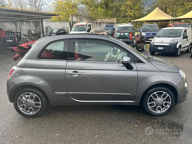 Usata Fiat 500 Rock 95 CV (69 kW) 2010 Grigio Cabrio
