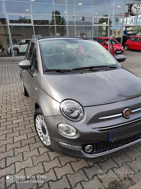 Usata Fiat 500 85 CV (62 kW) 2016 Grigio Berlina