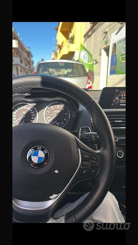 Usata BMW 118 95 CV (69 kW) 2015 Nero Utilitaria