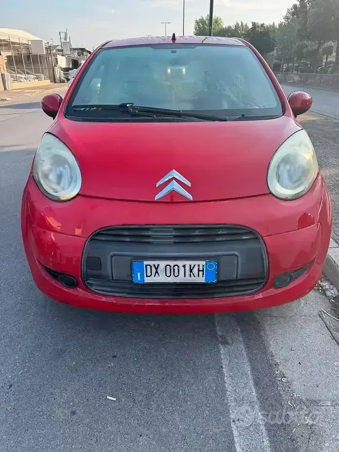 Usata Citroën C1 68 CV (50 kW) 2009 Rosso Utilitaria
