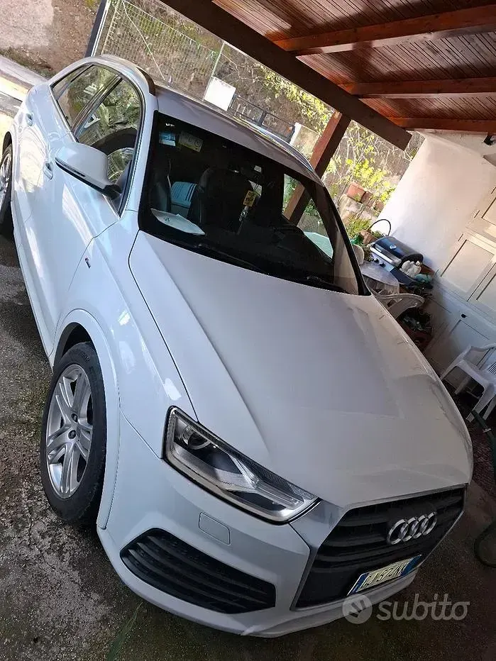 Usata Audi Q3 S-Line 150 CV (110 kW) 2017 Bianco SUV