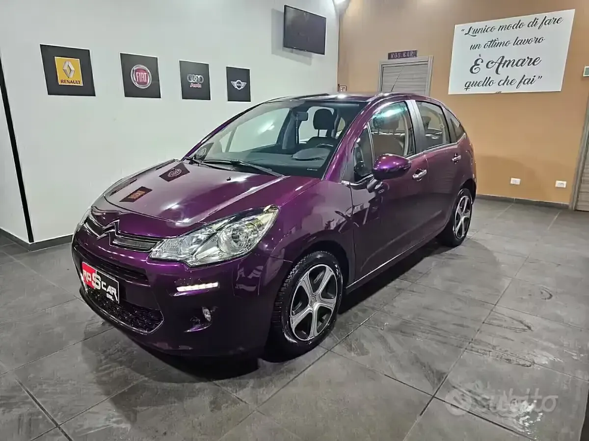 Begagnad Citroën C3 PureTech 68 HK (50 kW) 2016 Lila Sedan
