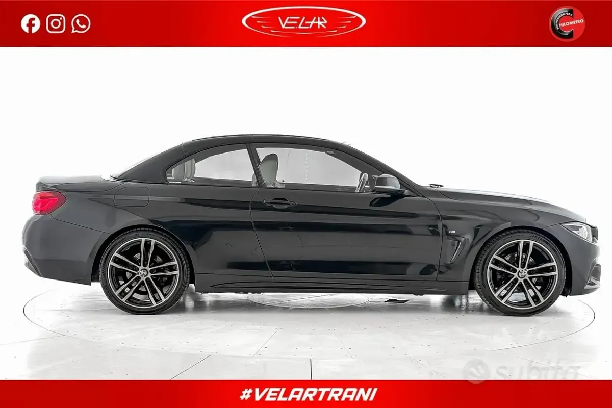 Usata BMW 420 Cabriolet M Sport 190 CV (139 kW) 2020 Nero Cabrio
