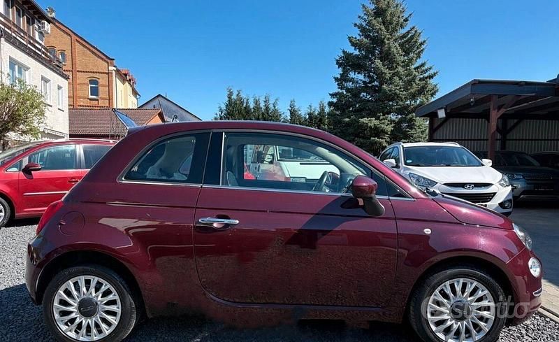 Usata Fiat 500 Lounge 69 CV (50 kW) 2018 Rosso Utilitaria