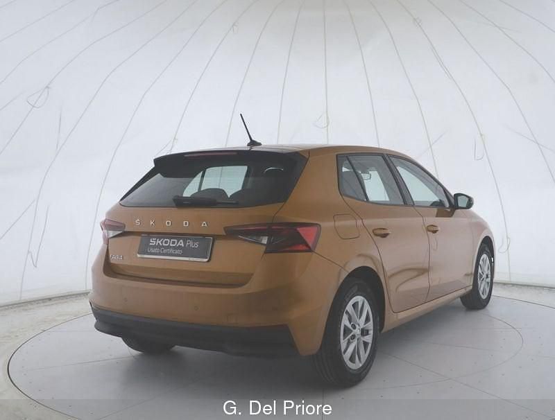 Usata Skoda Fabia Ambition 65 CV (47 kW) 2022 Giallo Utilitaria