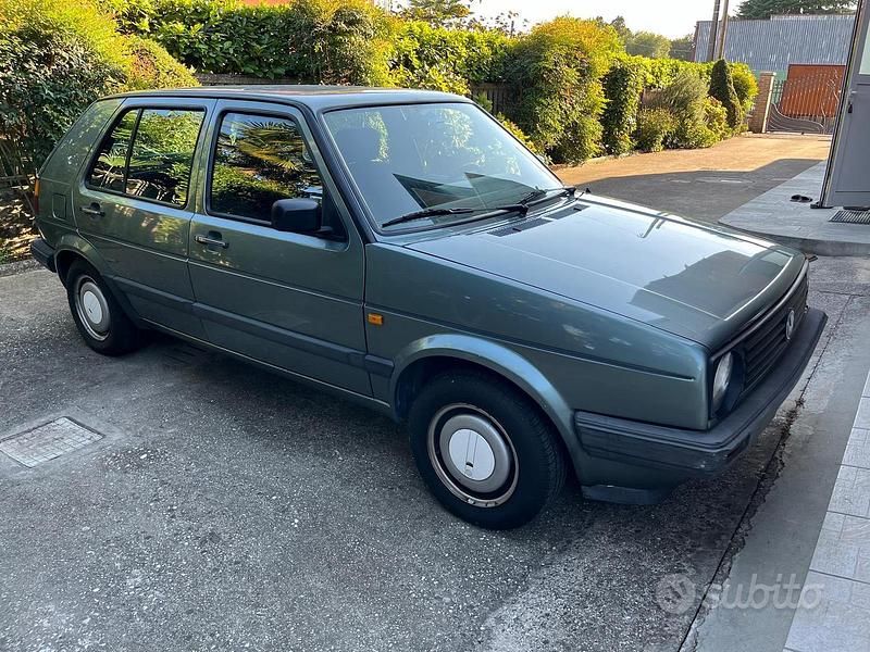 Usata VW Golf II Match 73 CV (53 kW) 1988 Verde Utilitaria