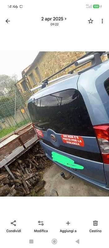 Usata Fiat Qubo Active 77 CV (56 kW) 2016 Blu/azzurro Monovolume