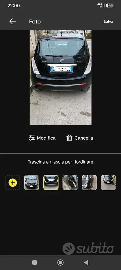 Usata Lancia Ypsilon 69 CV (50 kW) 2007 Utilitaria