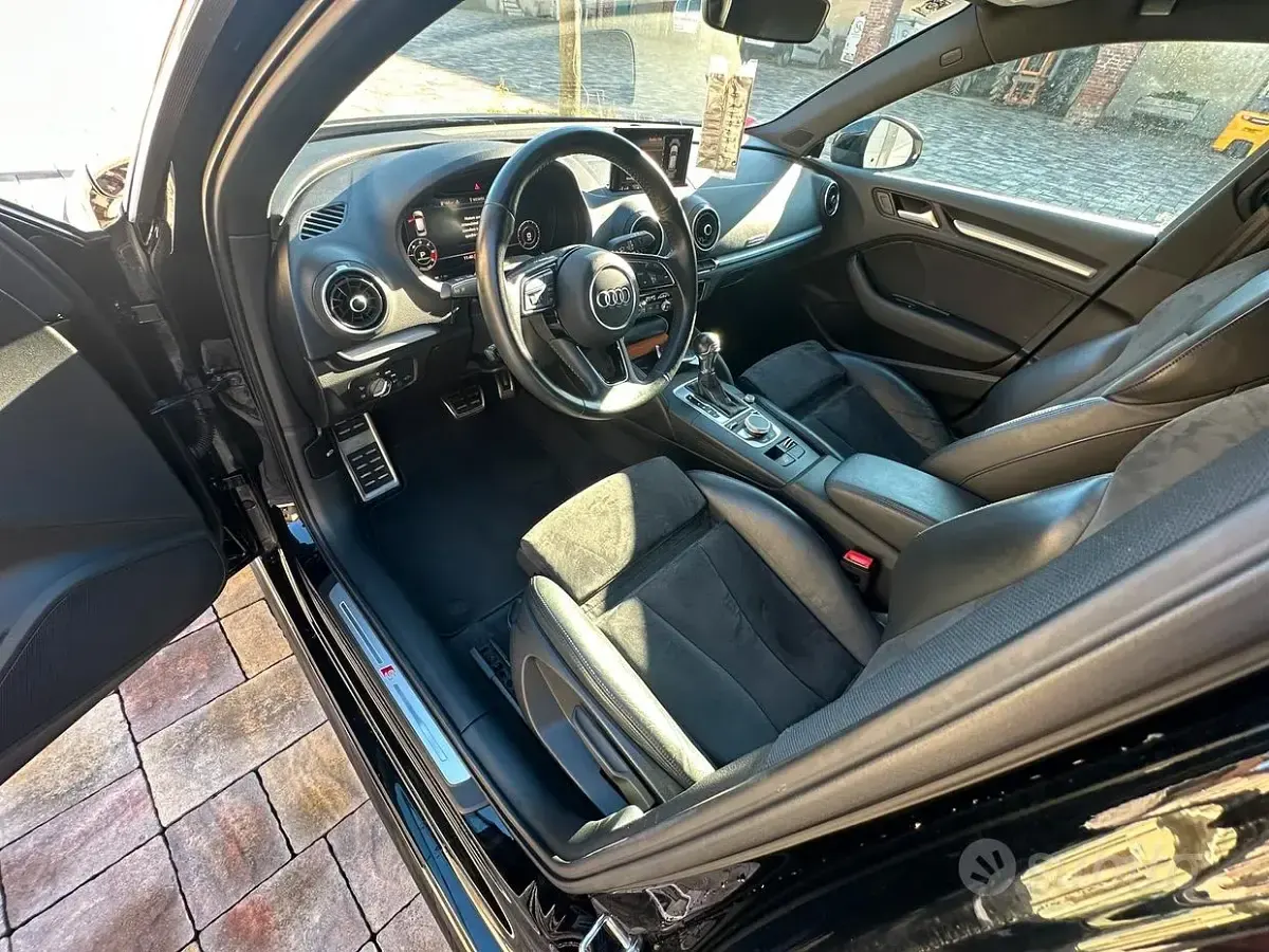 Usata Audi A3 Advanced 150 CV (110 kW) 2019 Nero Berlina