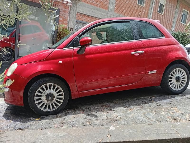 Usata Fiat 500 2008 Rosso Utilitaria