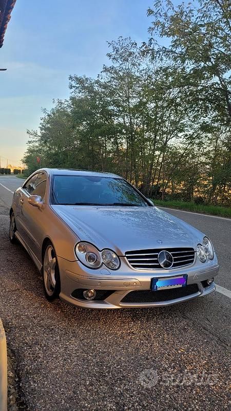 Usata Mercedes CLK500 Avantgarde 306 CV (225 kW) 2002 Grigio Coupé