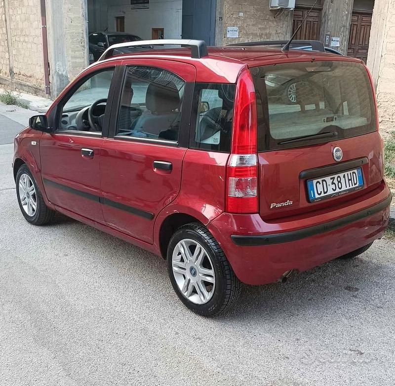 Usata Fiat Panda 2003 Rosso Utilitaria