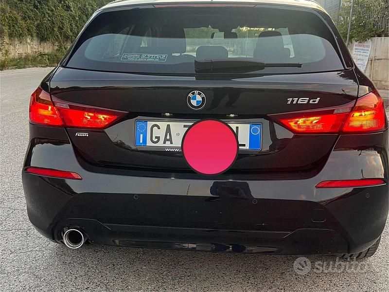 Usata BMW 116 Advantage 116 CV (85 kW) 2019 Nero Utilitaria