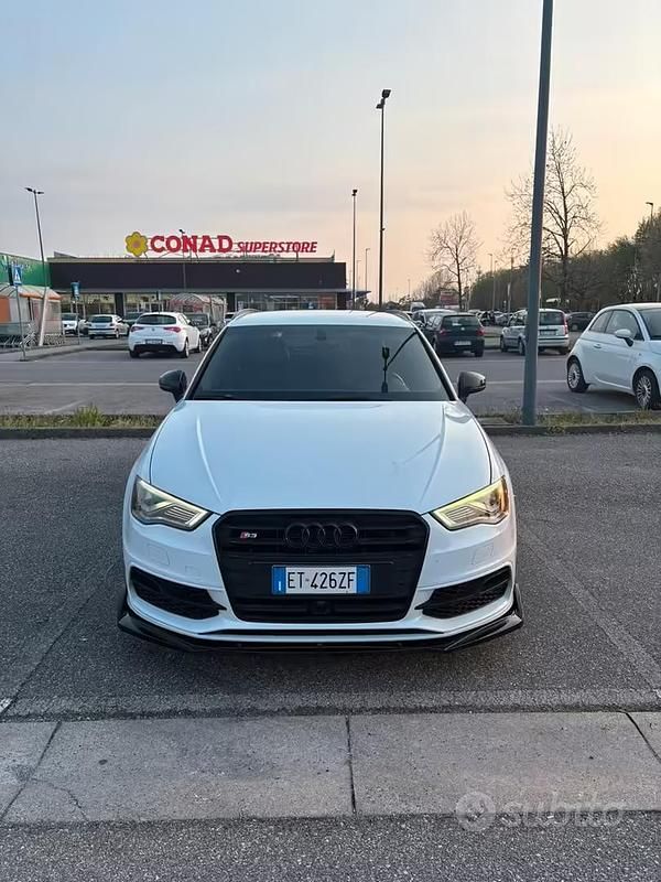 Usata Audi S3 2014 Bianco Berlina