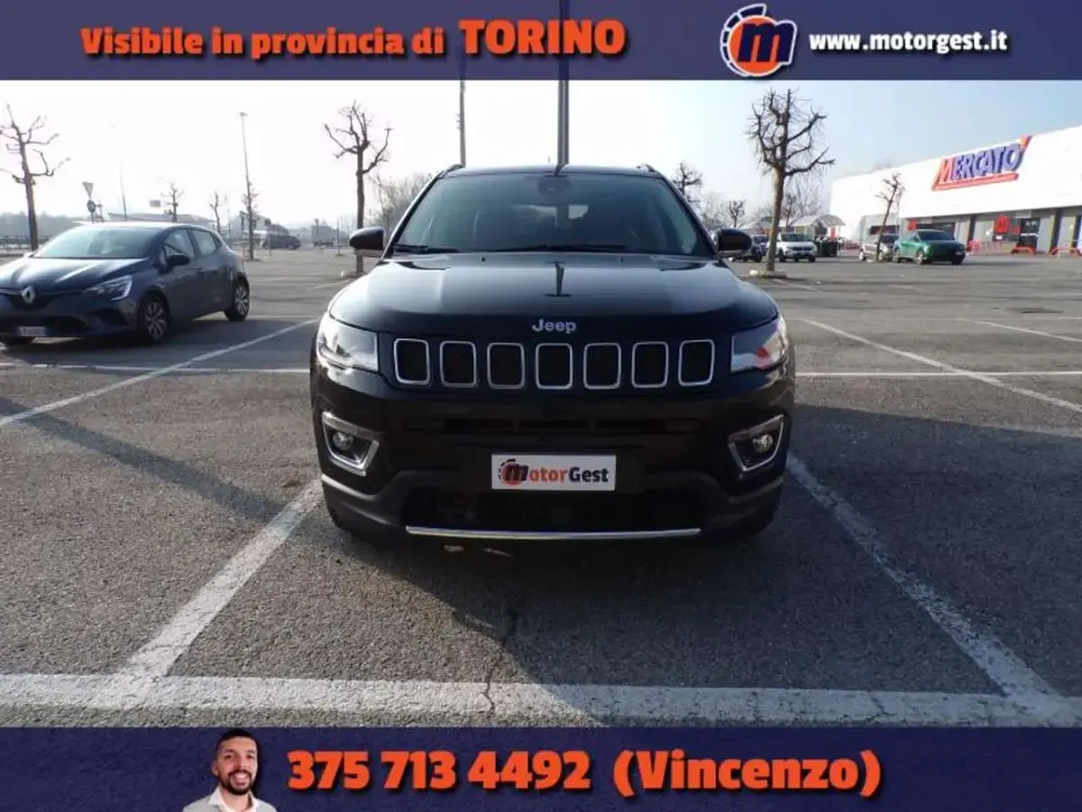 Usata Jeep Compass Limited 140 CV (102 kW) 2021 Nero SUV