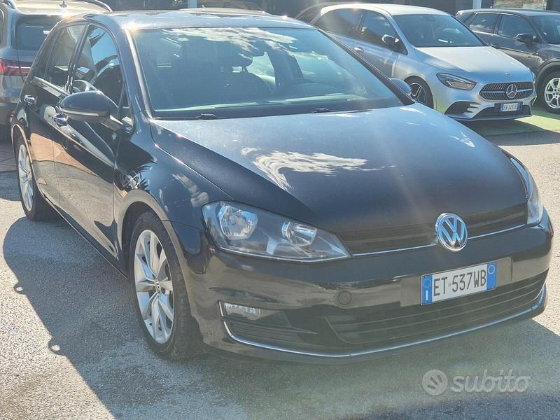 Usata VW Golf VII Trendline 104 CV (76 kW) 2014 Nero Berlina