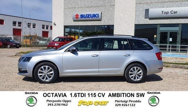 Usata Skoda Octavia Ambition 116 CV (85 kW) 2019 Argento metallizzato Station wagon
