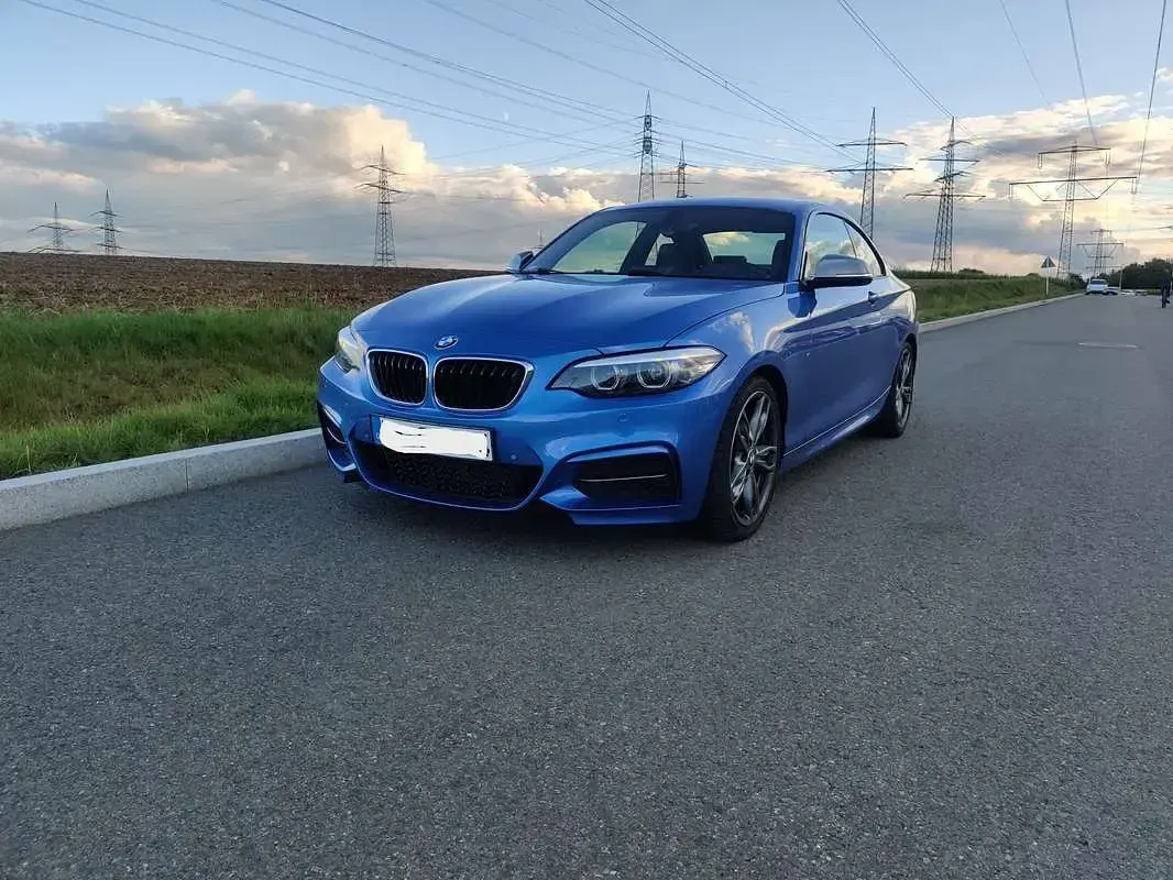 Usata BMW M240 Efficient Dynamics 340 CV (250 kW) 2018 Blu/azzurro Coupé