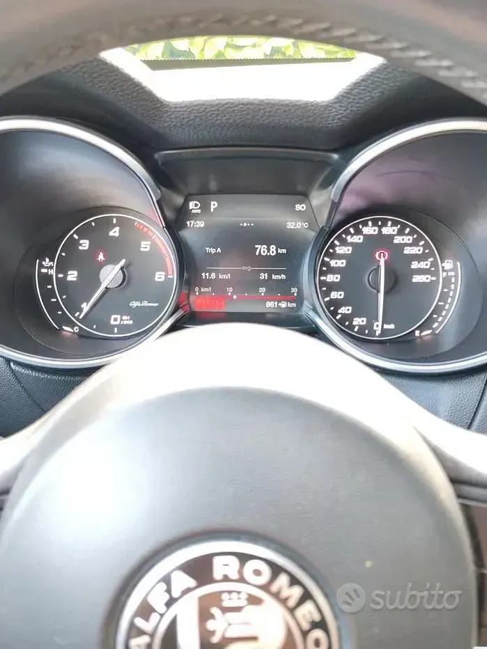 Usata Alfa Romeo Stelvio 210 CV (154 kW) 2017 Nero SUV