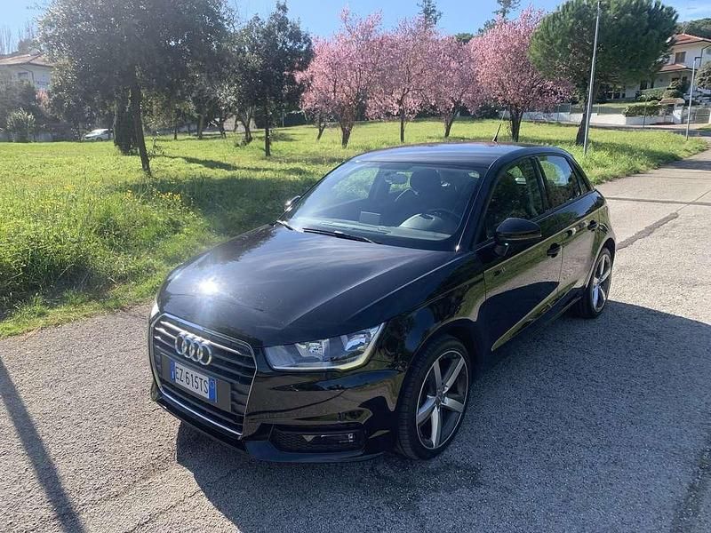 Usata Audi A1 Sportback 95 CV (69 kW) 2015 Nero Utilitaria