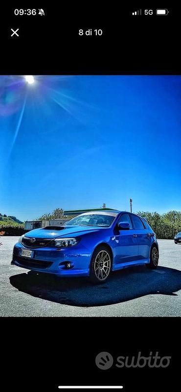 Usata Subaru Impreza 230 CV (169 kW) 2008 Blu Berlina