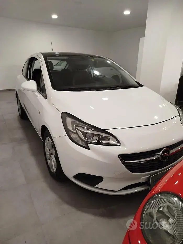 Usata Opel Corsa 75 CV (55 kW) 2016 Bianco Utilitaria