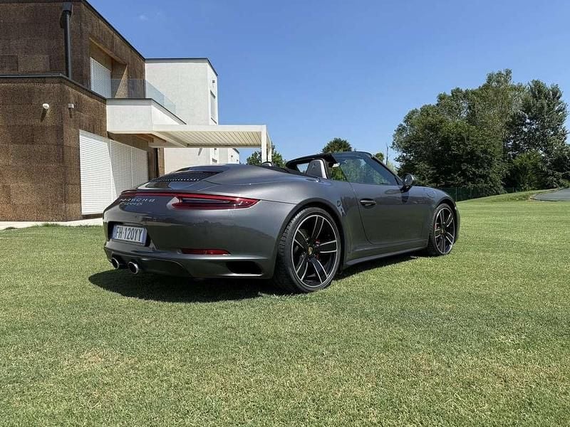 Usata Porsche 991 420 CV (308 kW) 2017 Grigio Cabrio