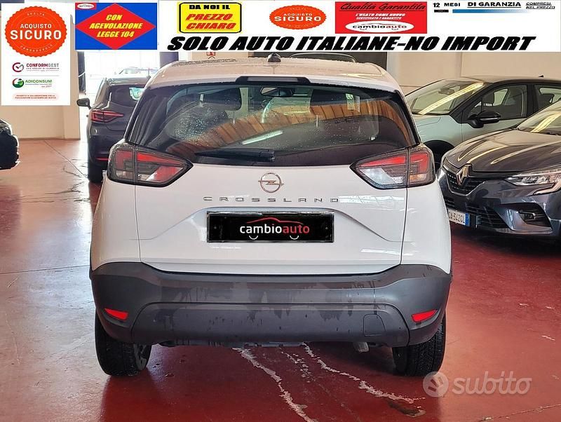 Usata Opel Crossland X Edition 110 CV (80 kW) 2021 Bianco SUV