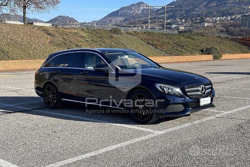 Usata Mercedes C220 170 CV (125 kW) 2015 Blu Station wagon