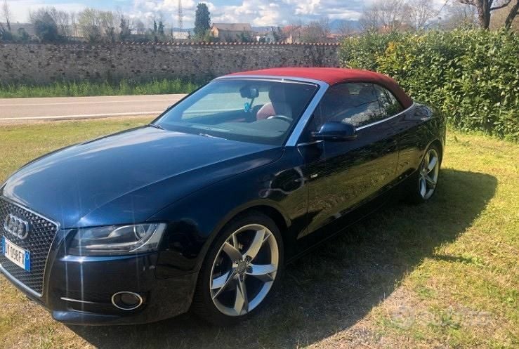 Blu/azzurro Usata 2009 Audi A5 Cabriolet Cabrio | 10.400 € (Buon prezzo) - Immagine 1/4