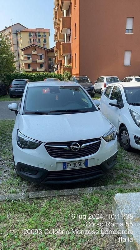Usata Opel Crossland 83 CV (61 kW) 2019 Bianco SUV