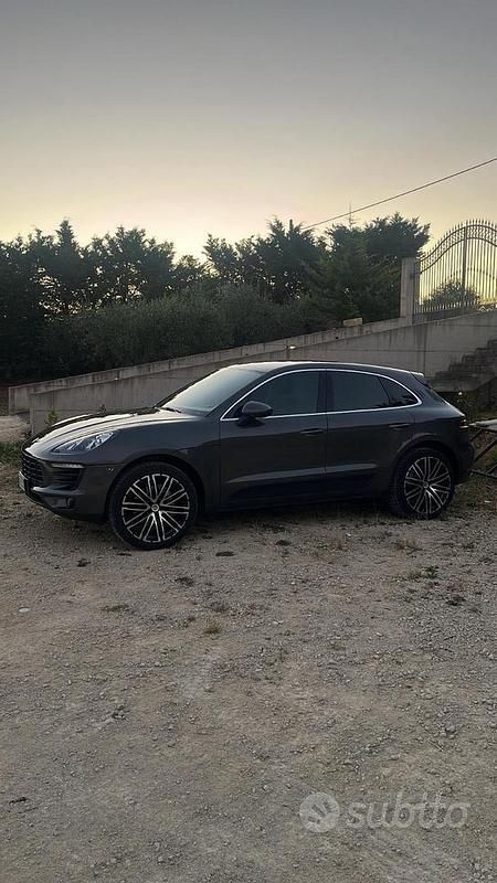 Usata Porsche Macan S 258 CV (189 kW) 2015 Grigio SUV