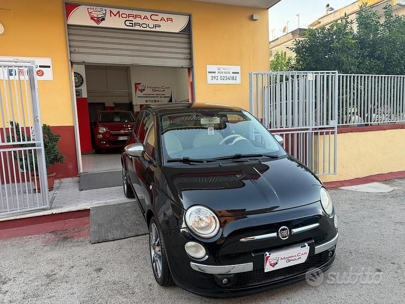 Usata Fiat 500 Lounge 85 CV (62 kW) 2012 Nero Berlina