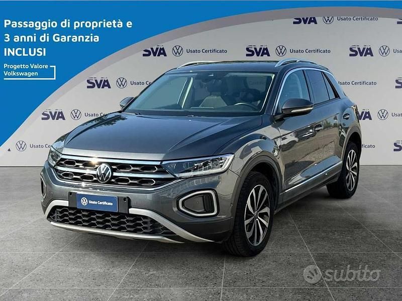 Usata VW T-Roc Style 110 CV (80 kW) 2022 Grigio SUV