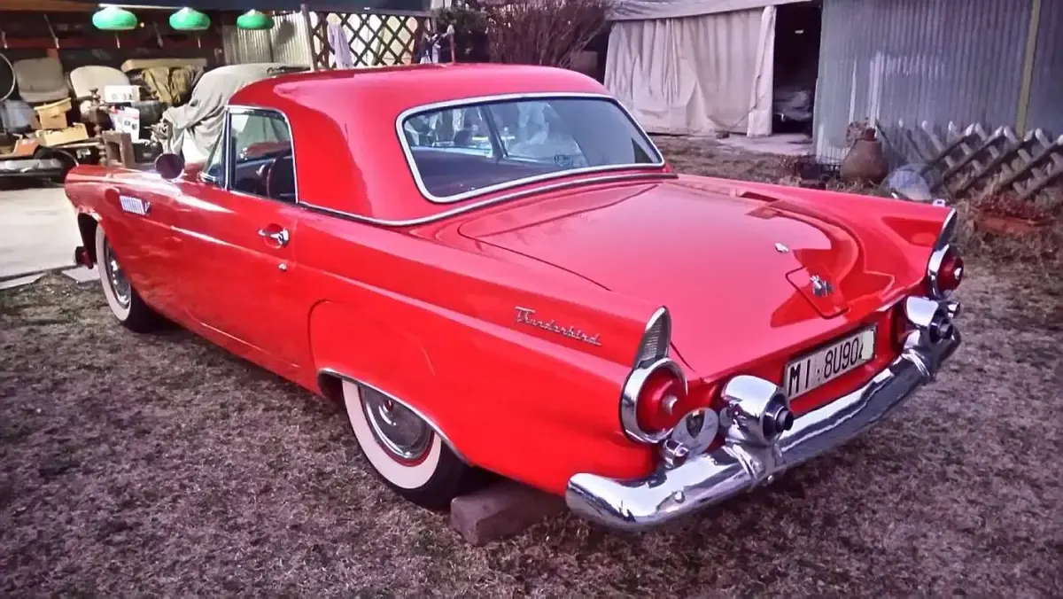 Usata Ford Thunderbird 199 CV (146 kW) 1955 Rosso Cabrio