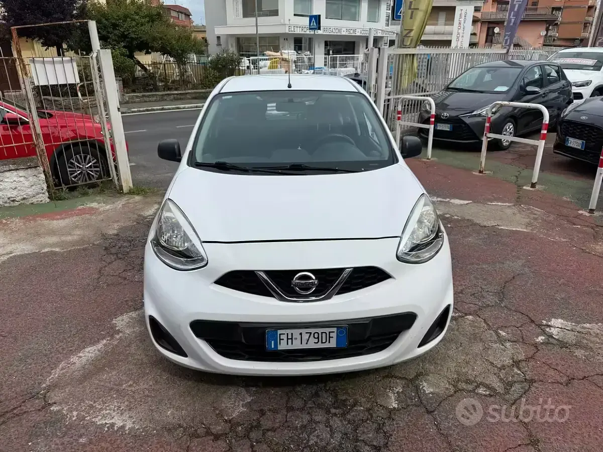 Usata Nissan Micra Visia 80 CV (58 kW) 2017 Bianco Utilitaria