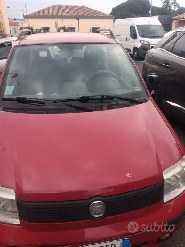 Usata Fiat Panda 2012 Rosso Utilitaria