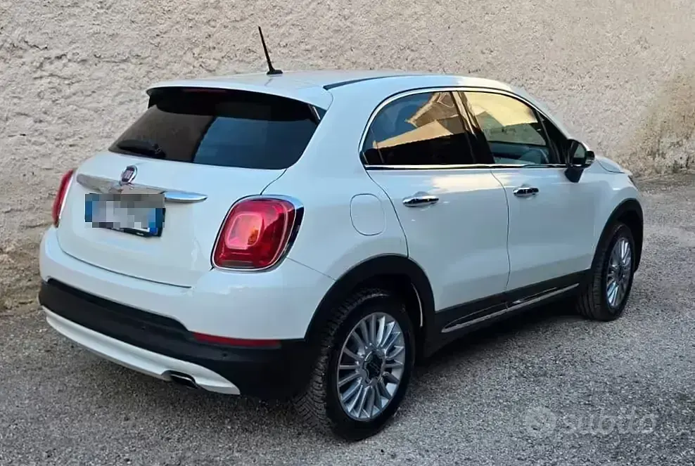 Usata Fiat 500X Lounge 120 CV (88 kW) 2017 Bianco SUV