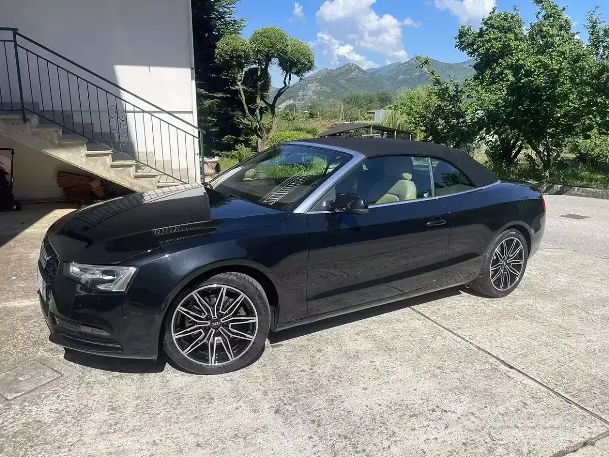 Usata Audi A5 Cabriolet 177 CV (130 kW) 2016 Nero Cabrio