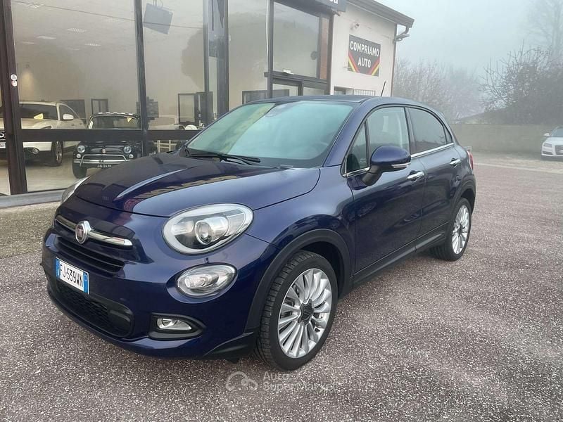 Blu/azzurro Usata 2017 Fiat 500 Lounge Monovolume | 12.850 € (Buon prezzo) - Immagine 1/4