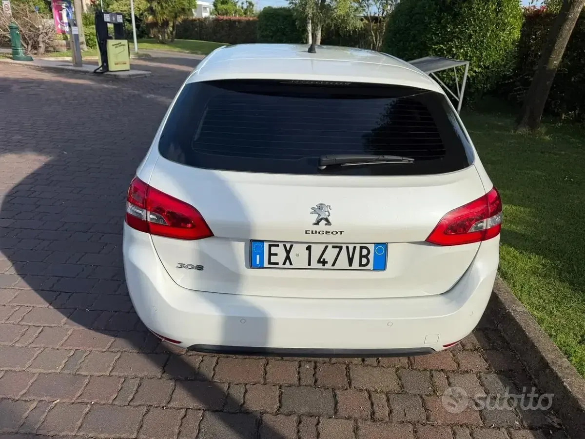 Brugt Peugeot 308 Business-Line 92 HK (67 kW) 2014 Hvid Stationcar