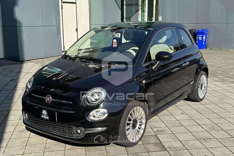 Usata Fiat 500 Lounge 69 CV (50 kW) 2016 Nero Utilitaria