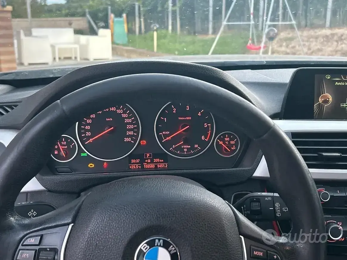 Usata BMW 316 116 CV (85 kW) 2017 Nero Station wagon