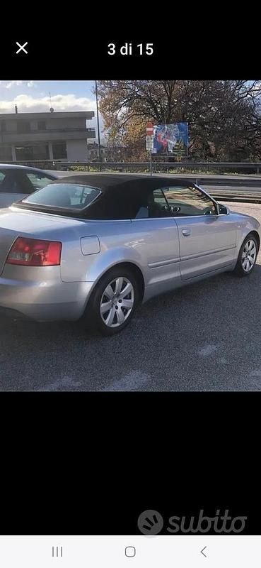 Usata Audi Cabriolet 2003 Grigio Cabrio