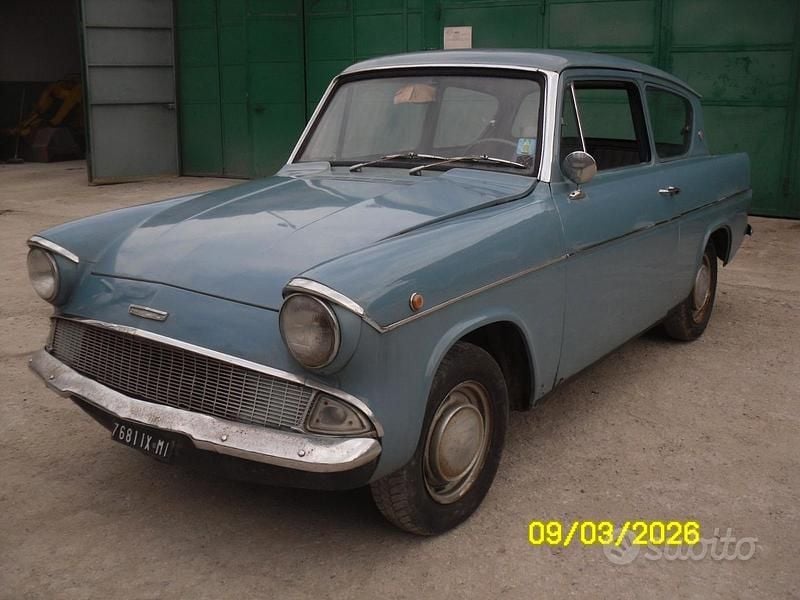 Usata Ford Anglia 1960 Blu Berlina
