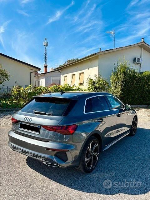 Usata Audi A3 S-Line 150 CV (110 kW) 2023 Grigio Berlina